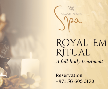 Royal Emirati Ritual at Waldorf Astoria Spa